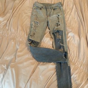 American Eagle Two Toned Jeans